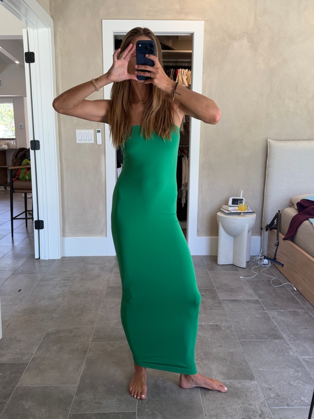 Wolford x Revolve Fatal Dress Green - Picture 3 of 5
